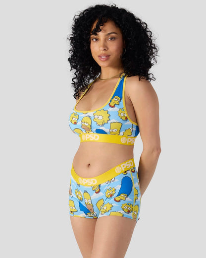 The Simpsons - Heads - Sports Bra