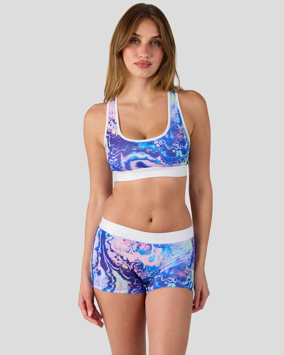 Iridescent Spill - Sports Bra